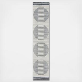 Astra Washable Circular Pattern Area Runner