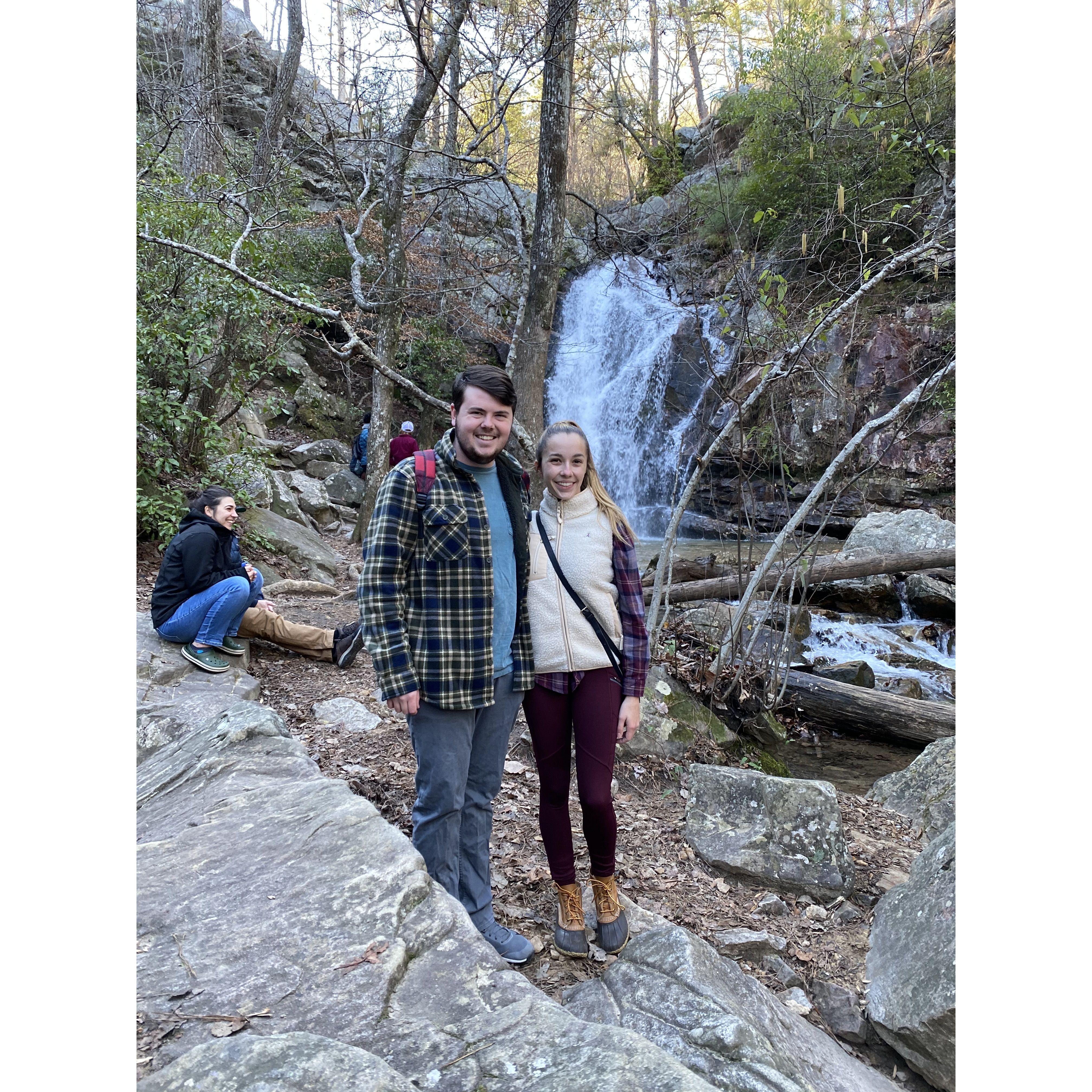 We love to hike Oak Mountain in Birmingham!