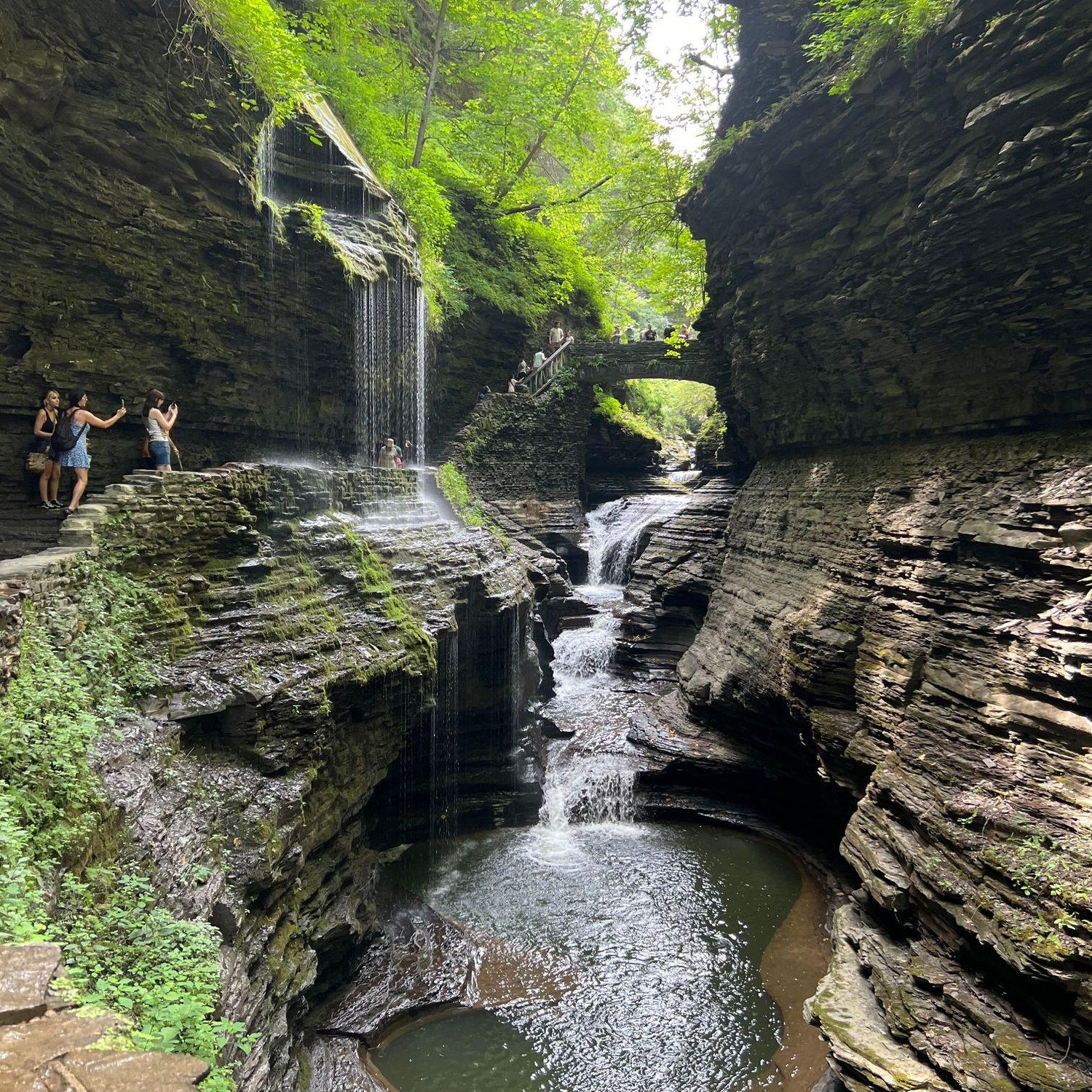 Where he proposed... Rainbow Falls