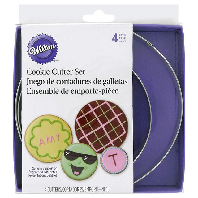 Wilton Nesting Circles Cookie Cutter Set, 4-Piece