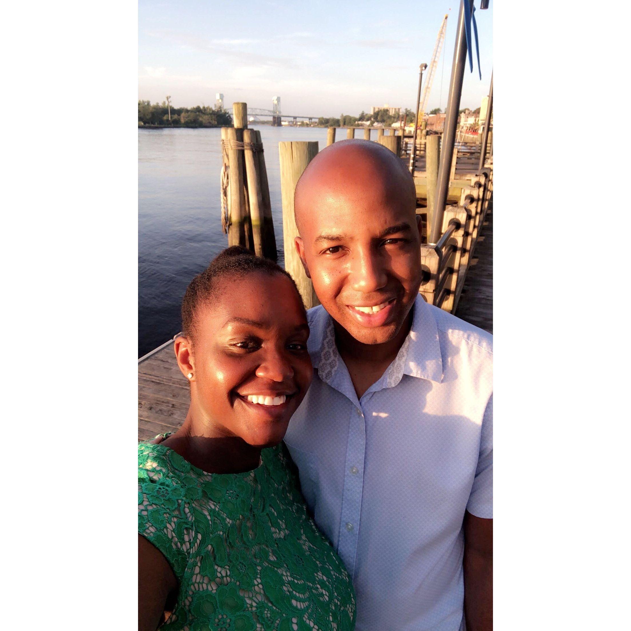 Our first trip together to Wilmington, NC in June 2020.