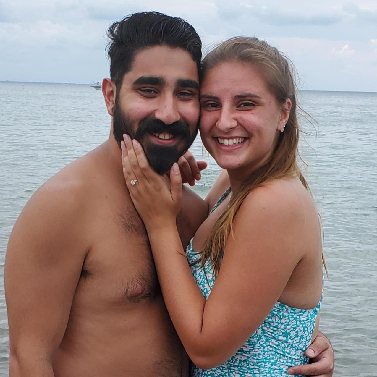 This picture was taken a few minutes after Greg proposed