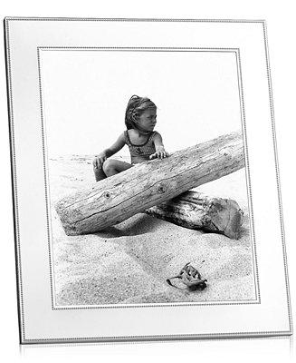 Martha Stewart Collection Picture Frame, Silver Bead 8" x 10"