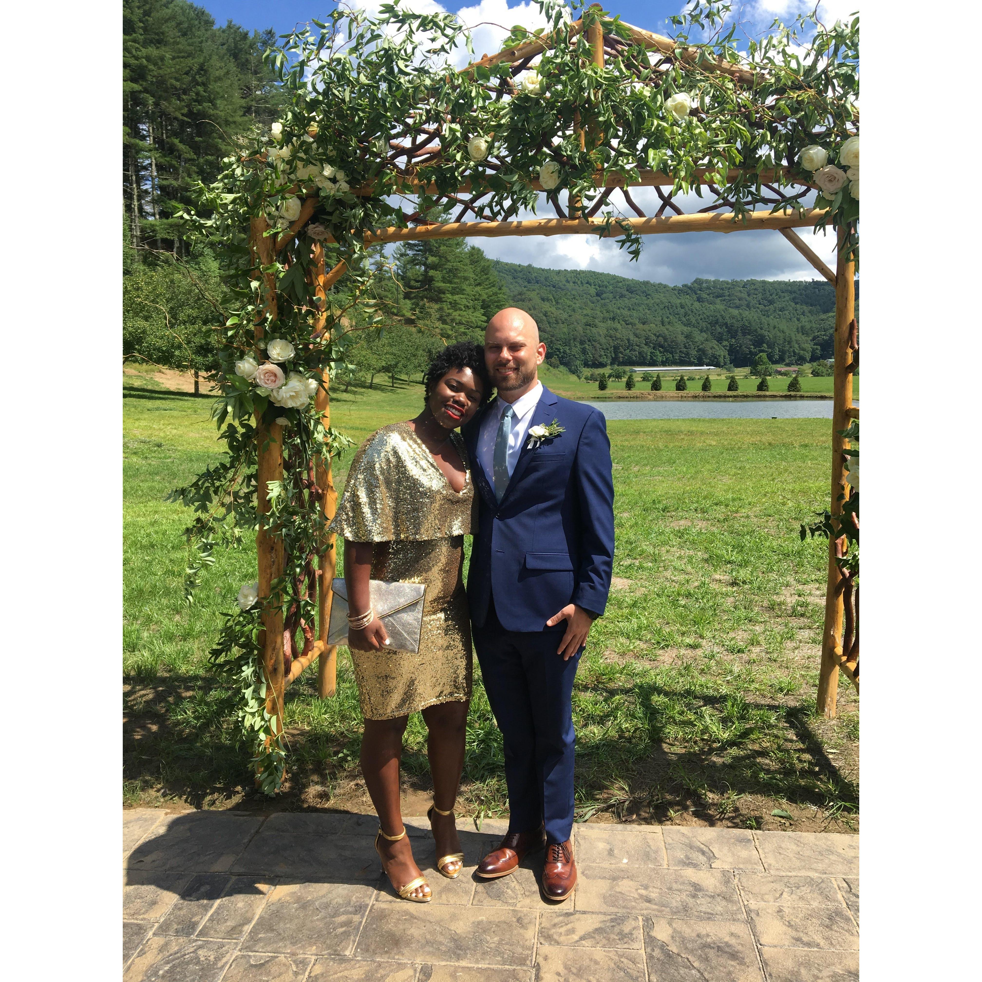 At a wedding.