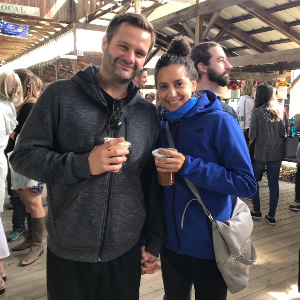 At the Ithaca Farmers market