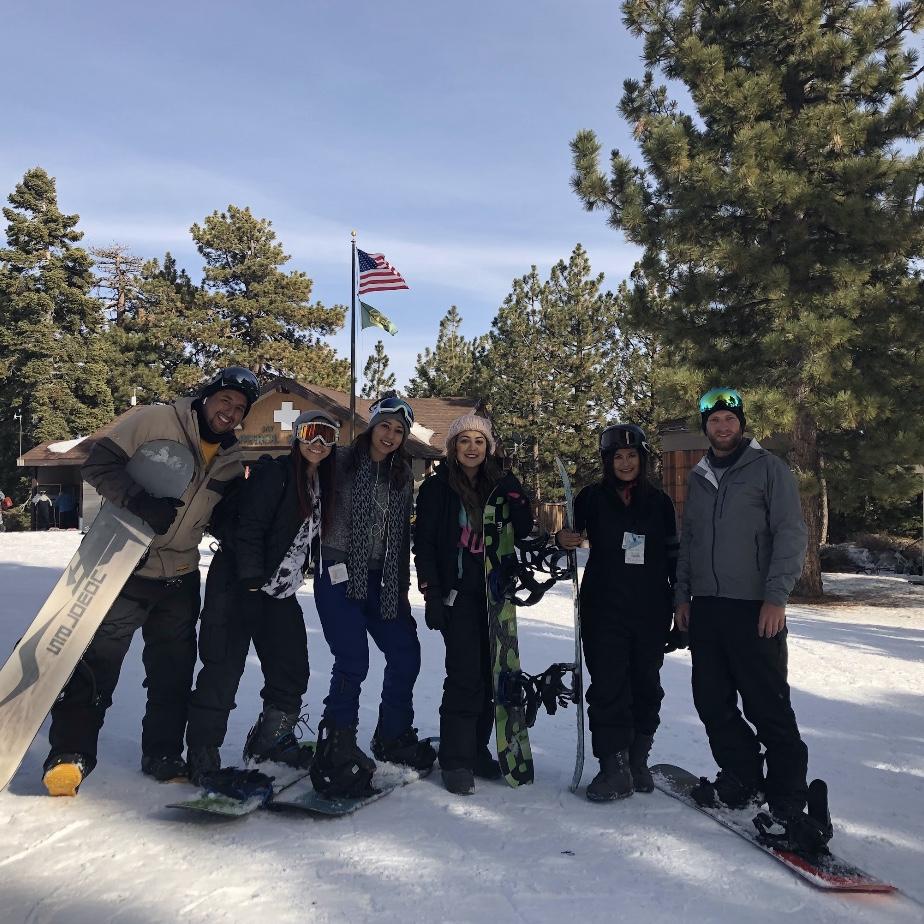 Our first encounter, Big Bear, January 2019.