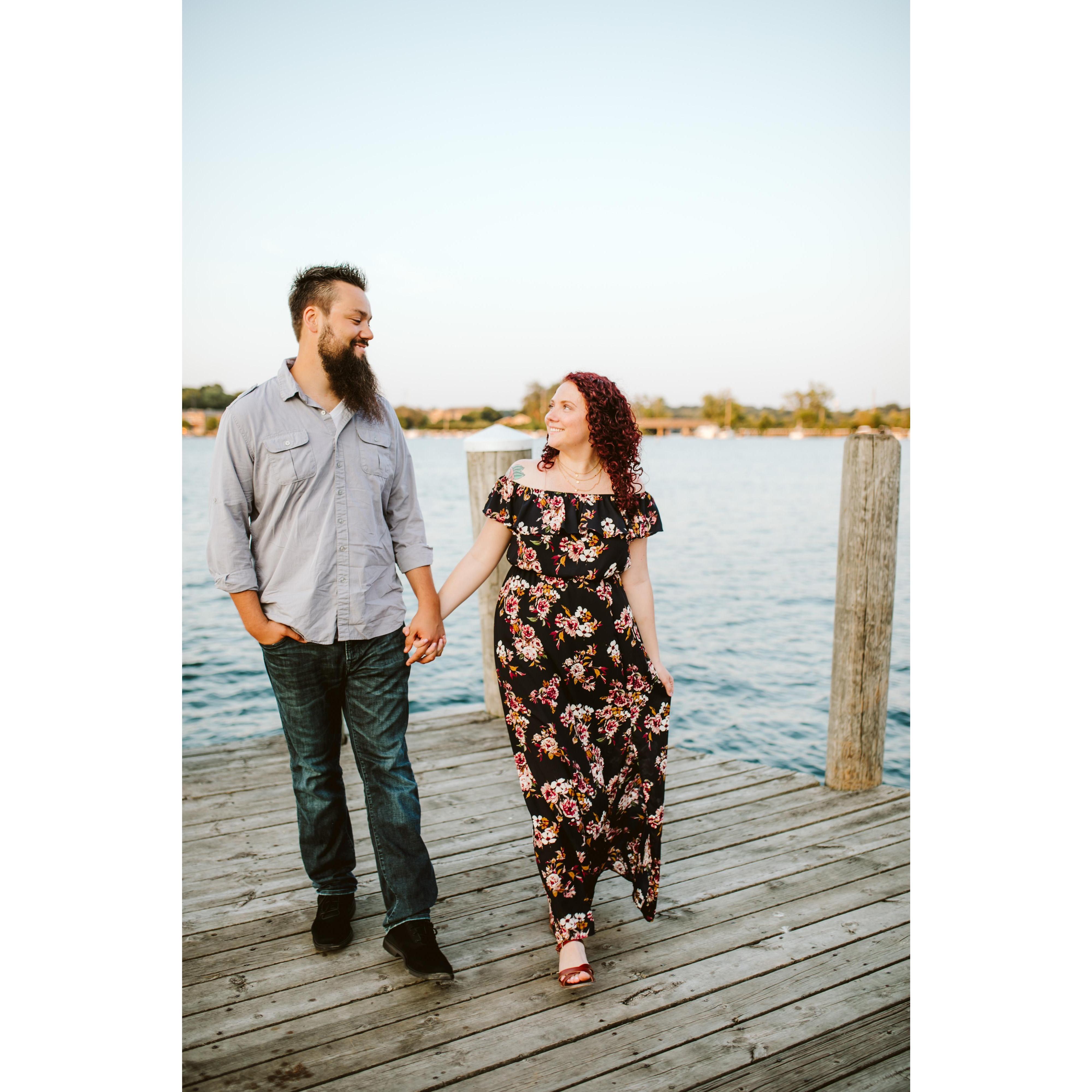 Engagement photos taken by Tessa June Photography