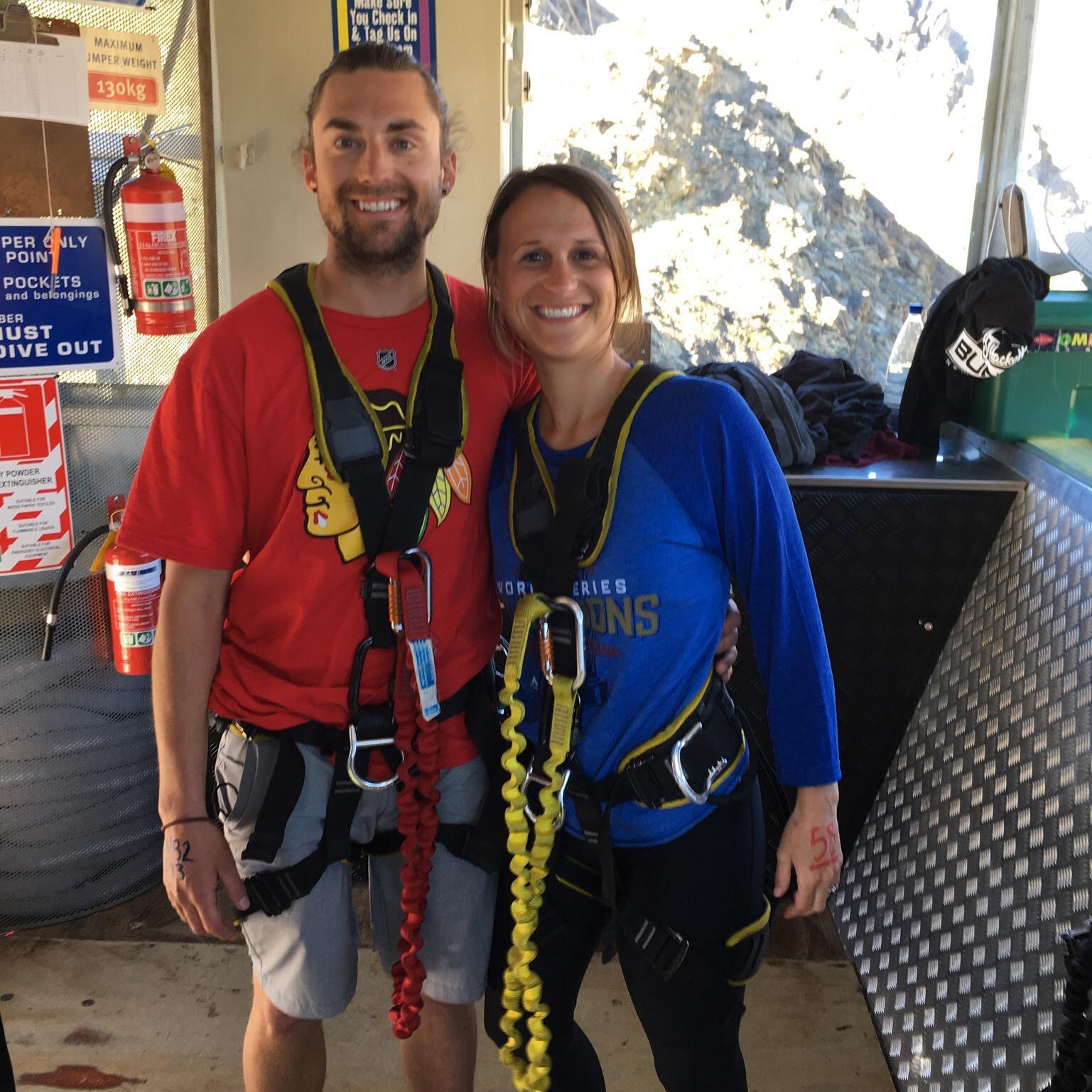 400meter bungy jump in New Zealand