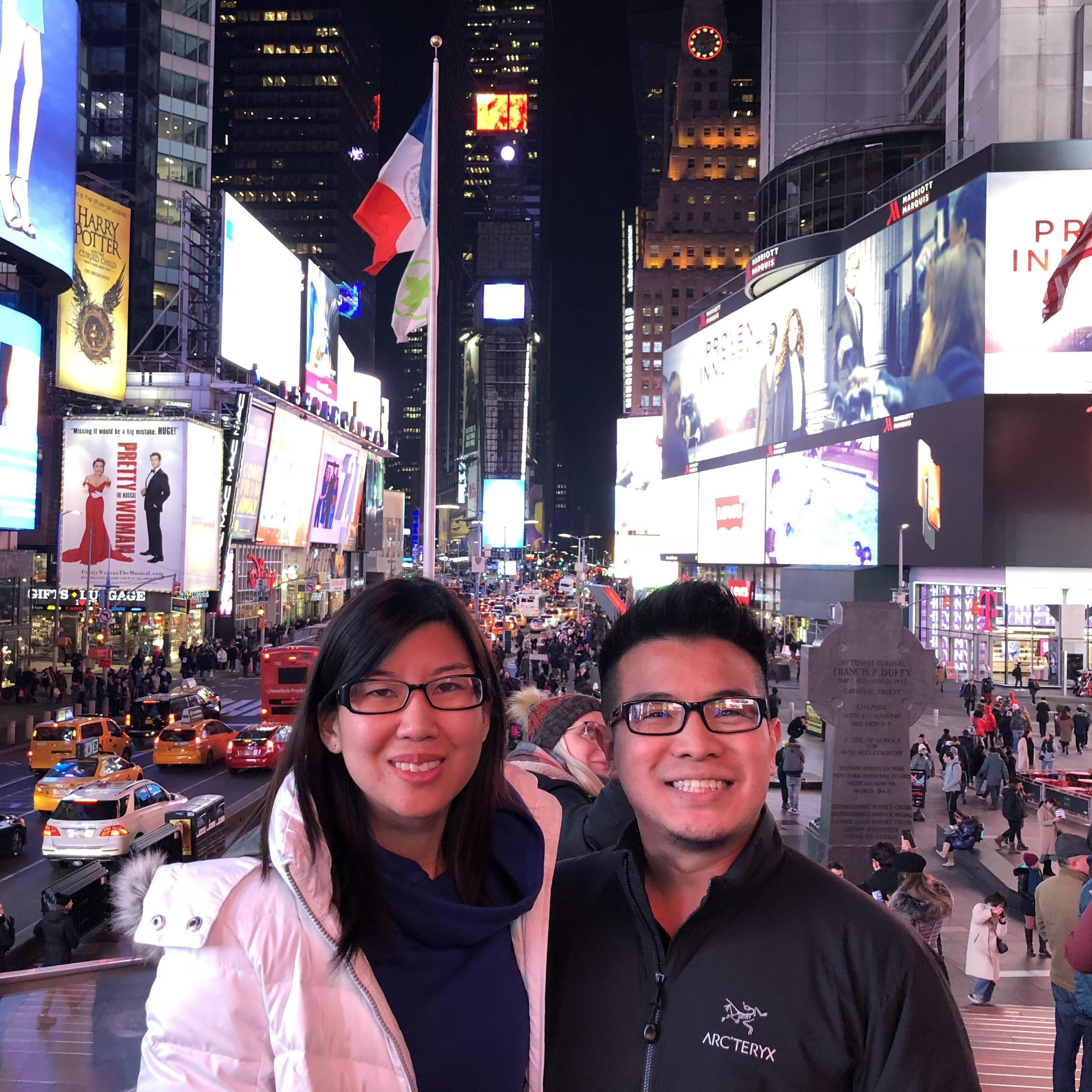 Times Square in New York (February 2019)