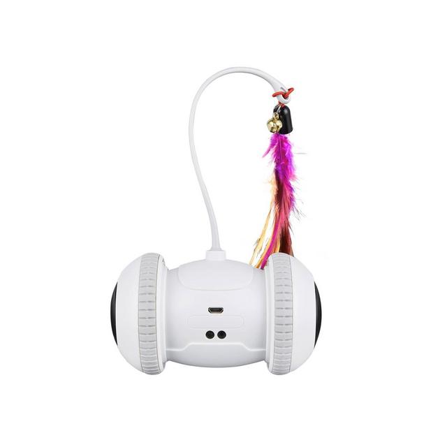 Pet Genius Smart Play Rover Cat Toy - White
