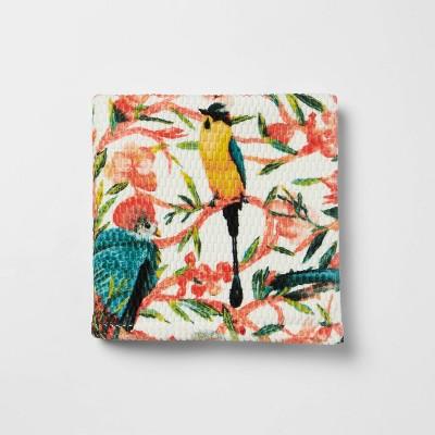 Floral Bird Hand Towel