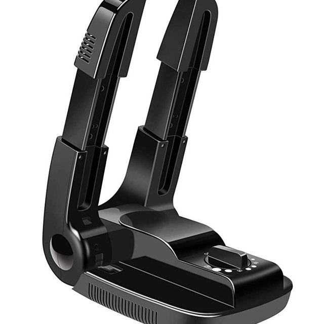Manledio Portable Electric Shoe Glove Boot Dryer and Warmer with Folding and Drying Rack