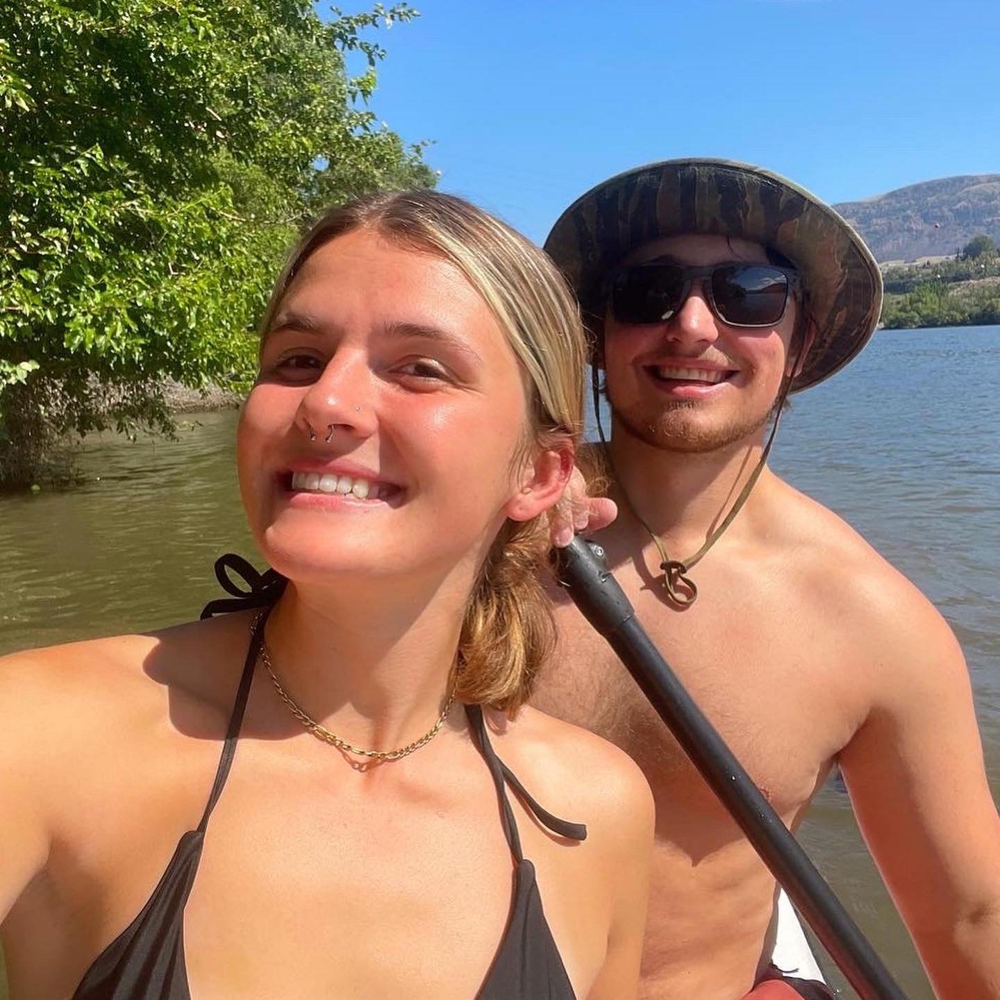 Paddle boarding on the Columbia River!