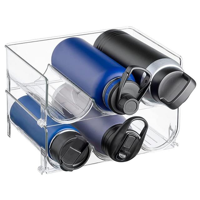 ClearSpace Water Bottle Organizer – Perfect as a Pantry Organizer and Cabinet Organizer –Water Bottle Holder for Home Organization and Storage, Kitchen Countertop Organization