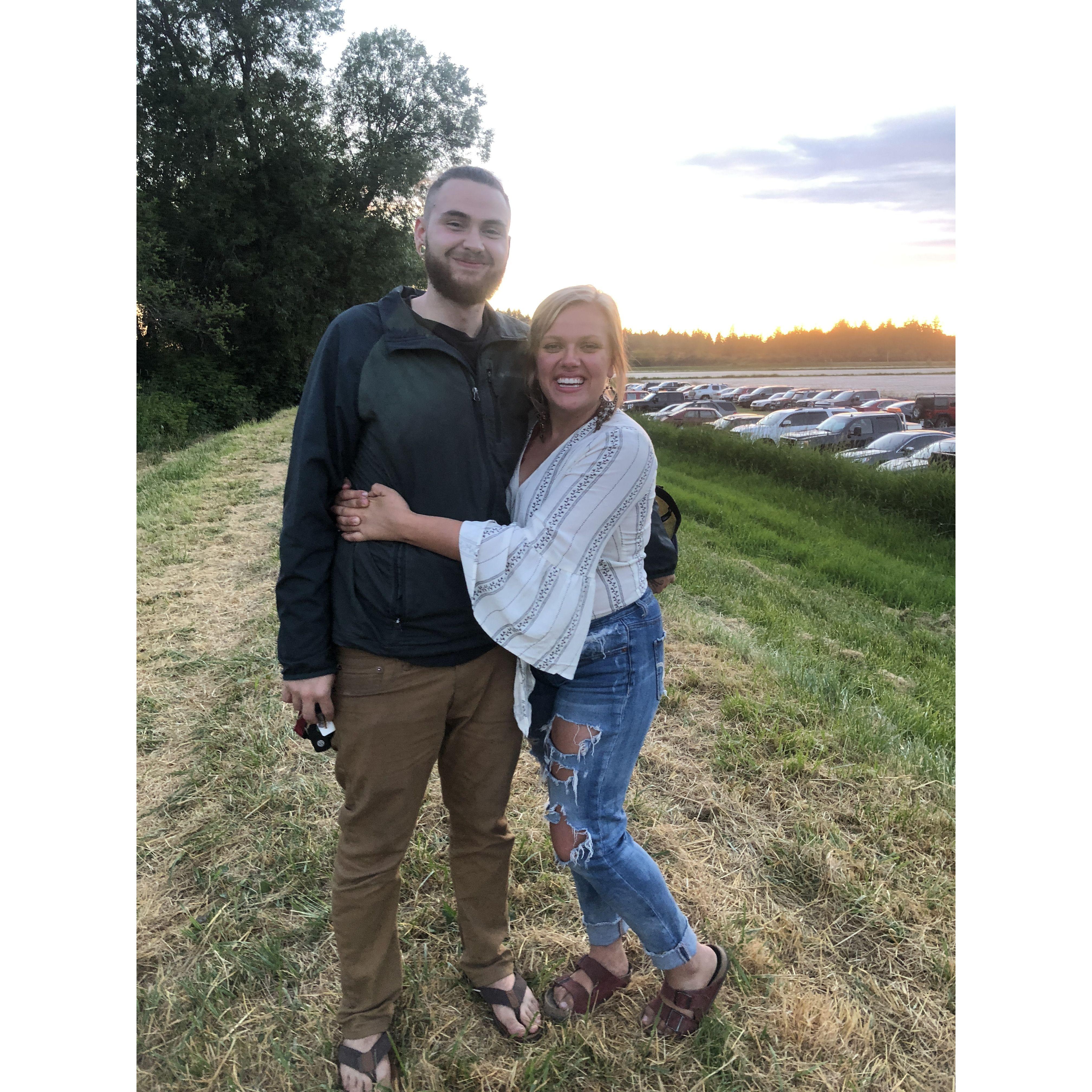 Right before our move to Boise!