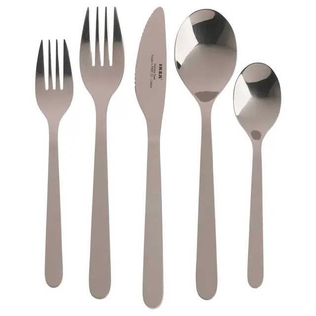 FÖRNUFT 20-piece flatware set, stainless steel