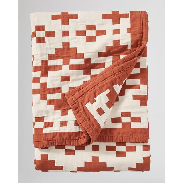 ECHO BLUFF COTTON MATELASSE COVERLET