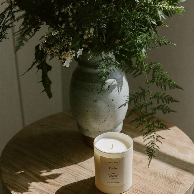 Cedar Glass Candle