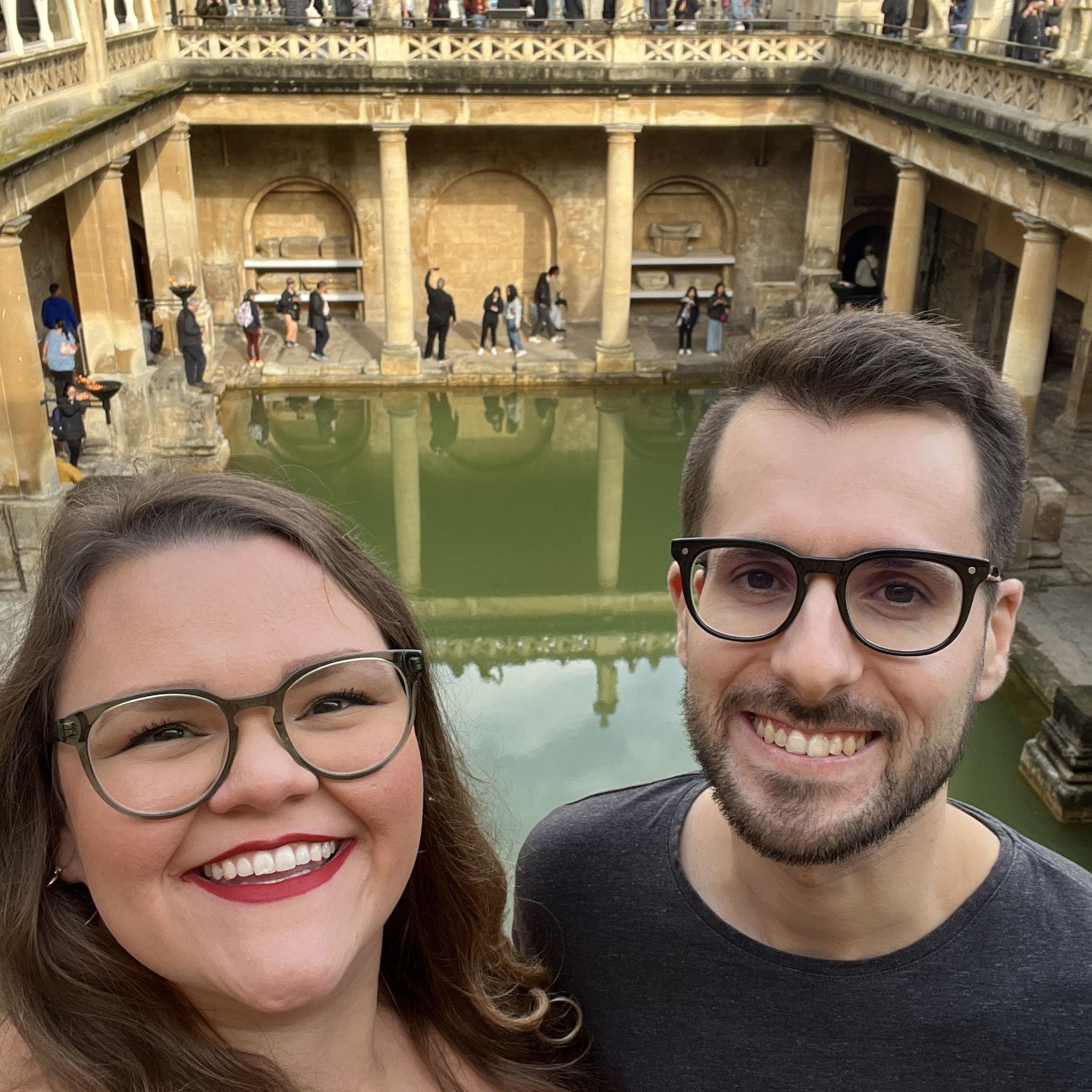 A trip to Bath, England wouldn't be complete without visiting the Roman Baths!