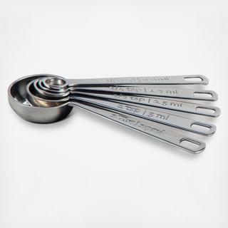 Stainless 5-Piece Measuring Spoon Set
