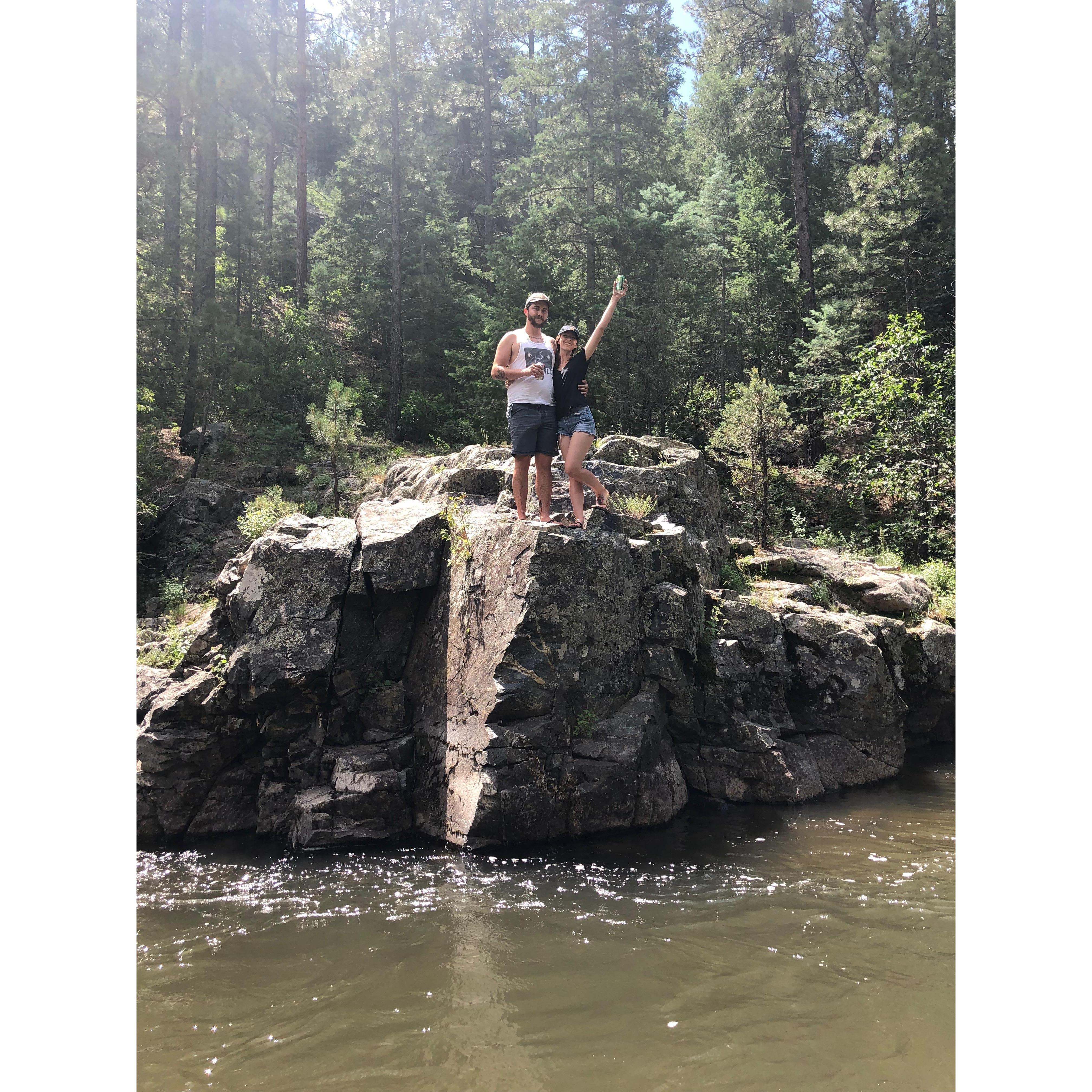 Wherever a river flows, we'll find it! Here we are somewhere in New Mexico.