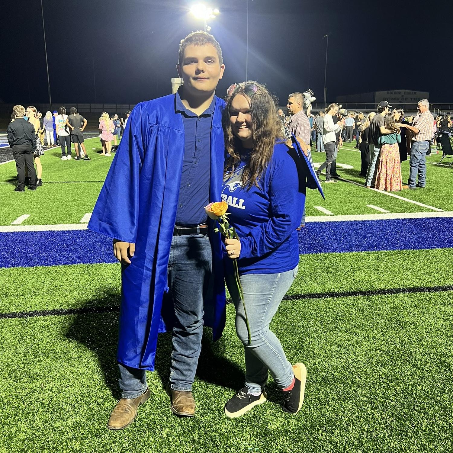 His graduation
