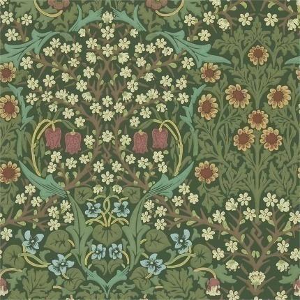 William Morris Period Wallpaper for Bedroom