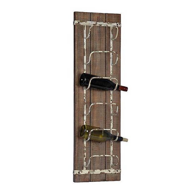 Rustic Wooden Wine Rack
