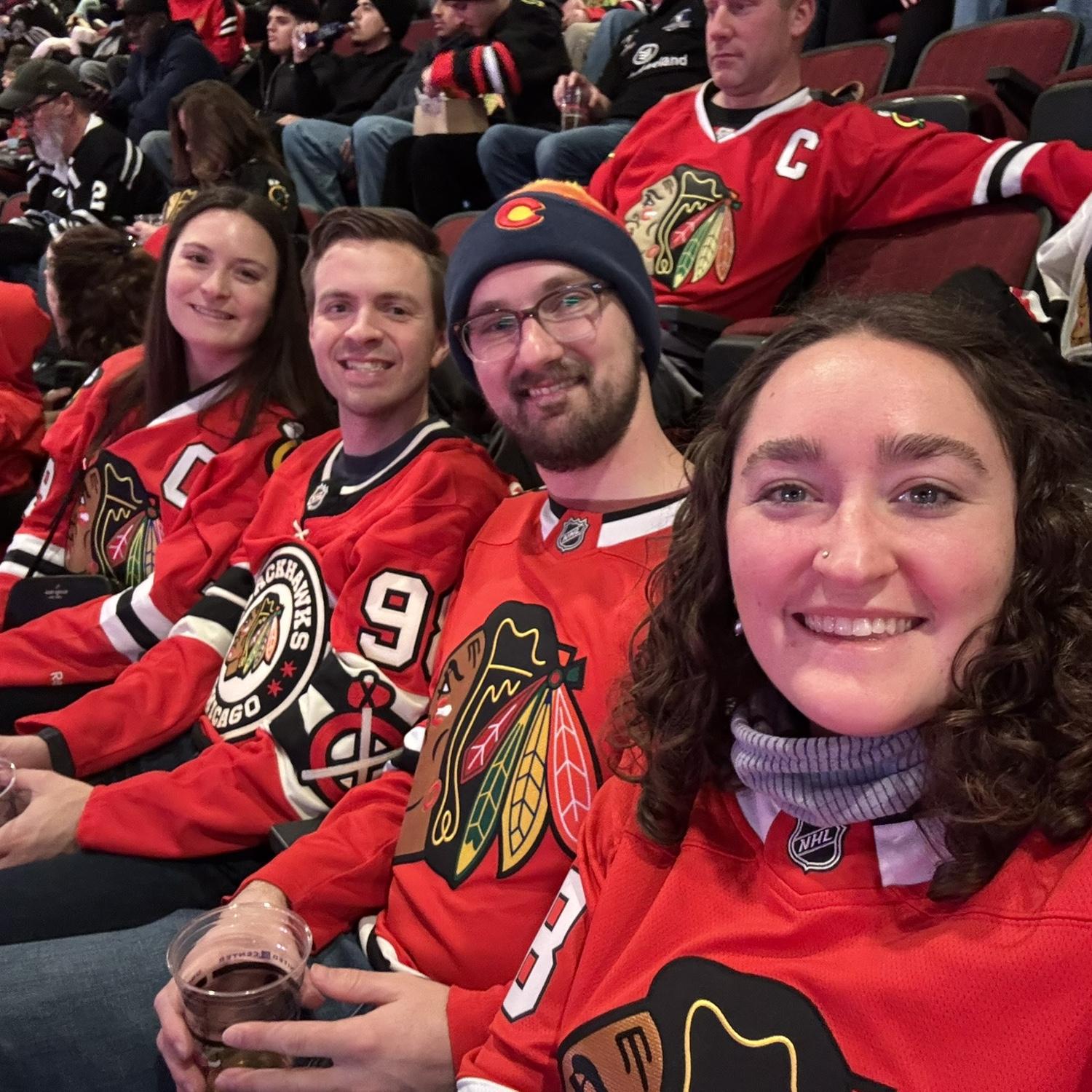Hawks Game in Chicago