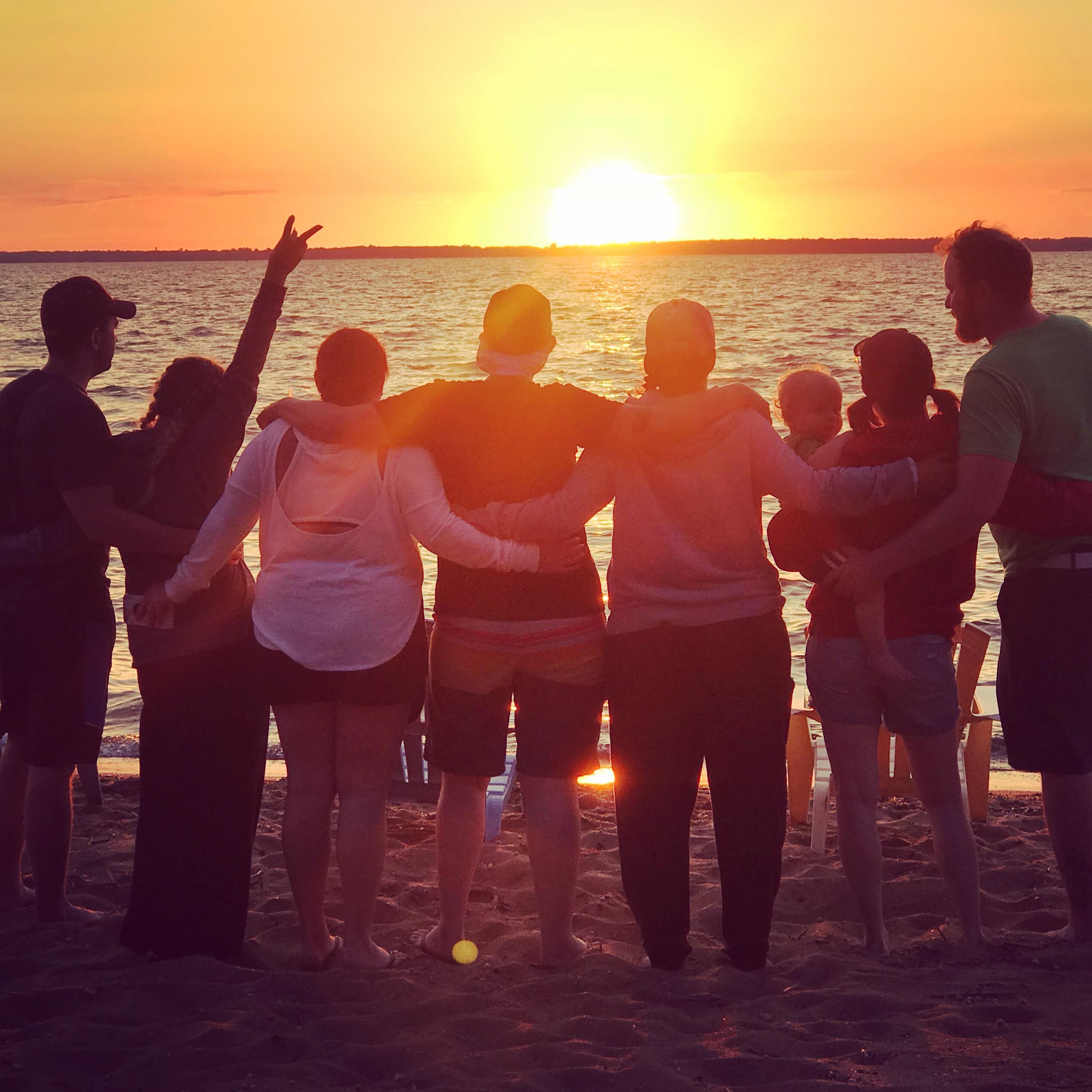 An incredible photo. We had Theo, Tessa, Bri, Amanda, Cody and little Wylder to The Lake for an incredible weekend.