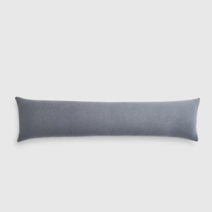 European Linen Oversized Lumbar Pillow in Nightfall