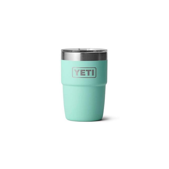YETI Rambler 8 oz Insulated Coffee Mug with Lid - Stackable Double-Wall Vacuum Insulated Coffee Cup - DuraSip Ceramic Lining - Barista-Friendly Design - Stainless Steel - Dishwasher Safe