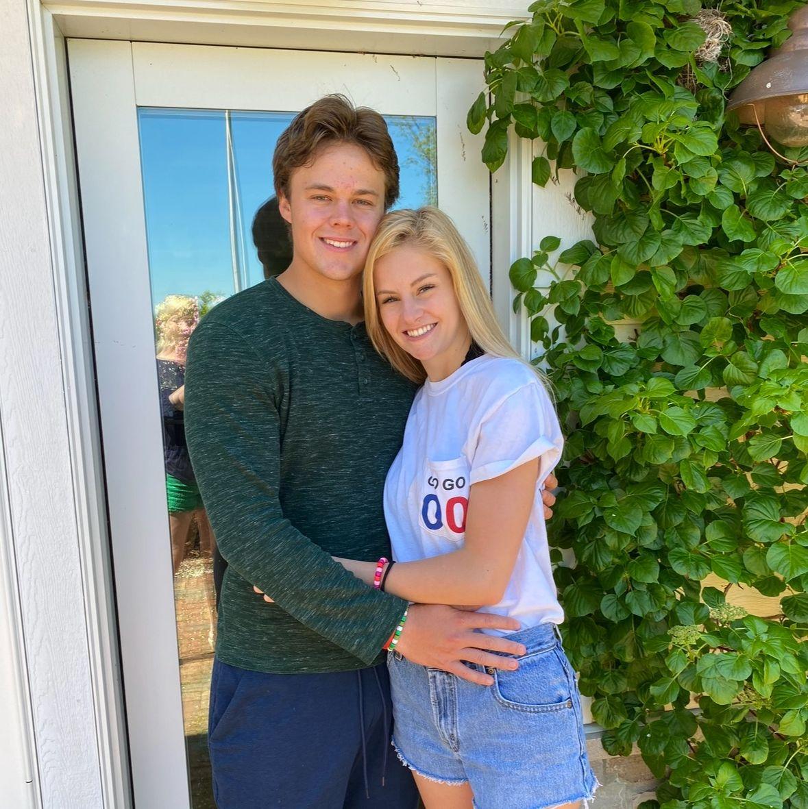 Our first photo together during Ben's famous first visit to Wisconsin!