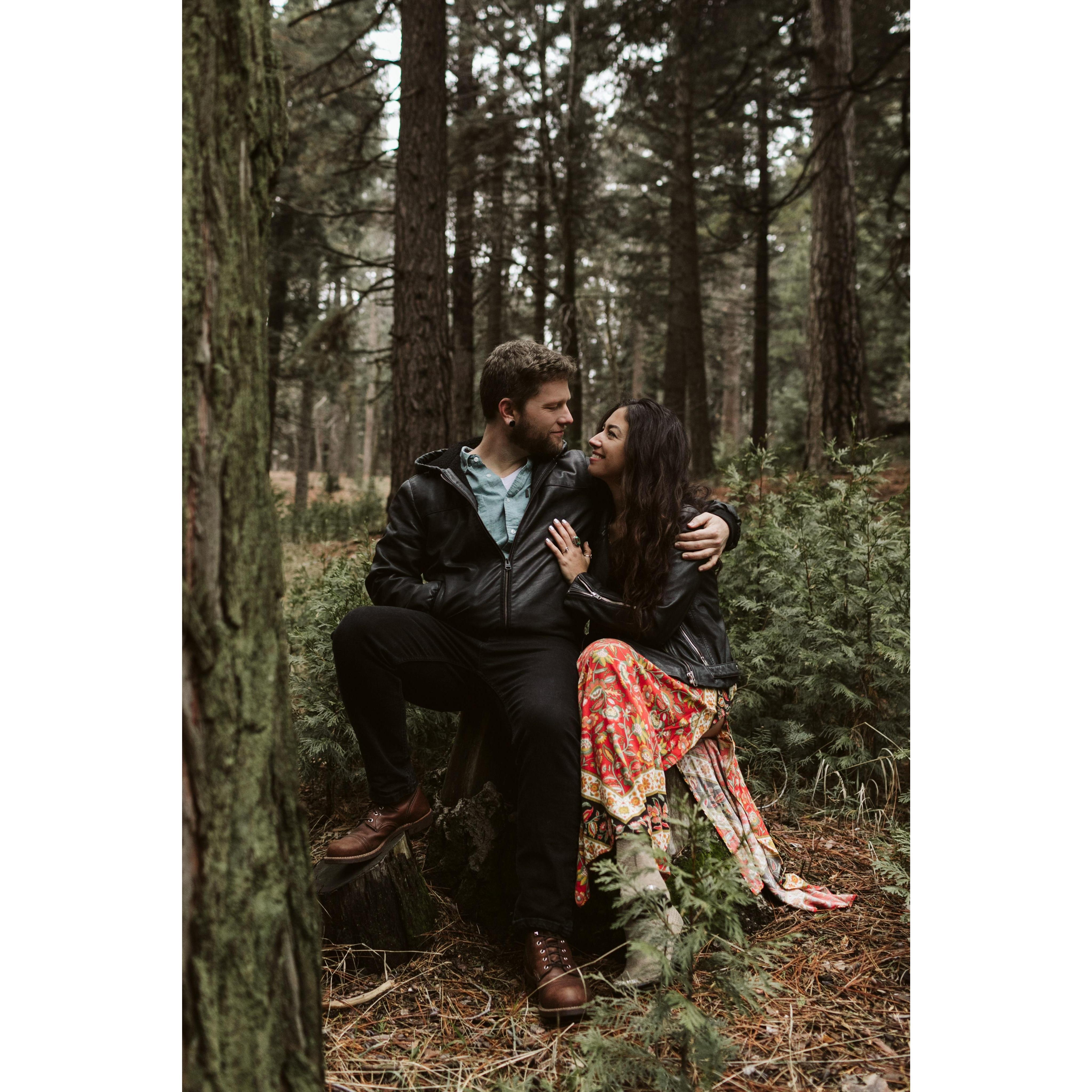 Our Lake Arrowhead engagement shoot
Photo by Britt Crowe (brittcrowe.com)