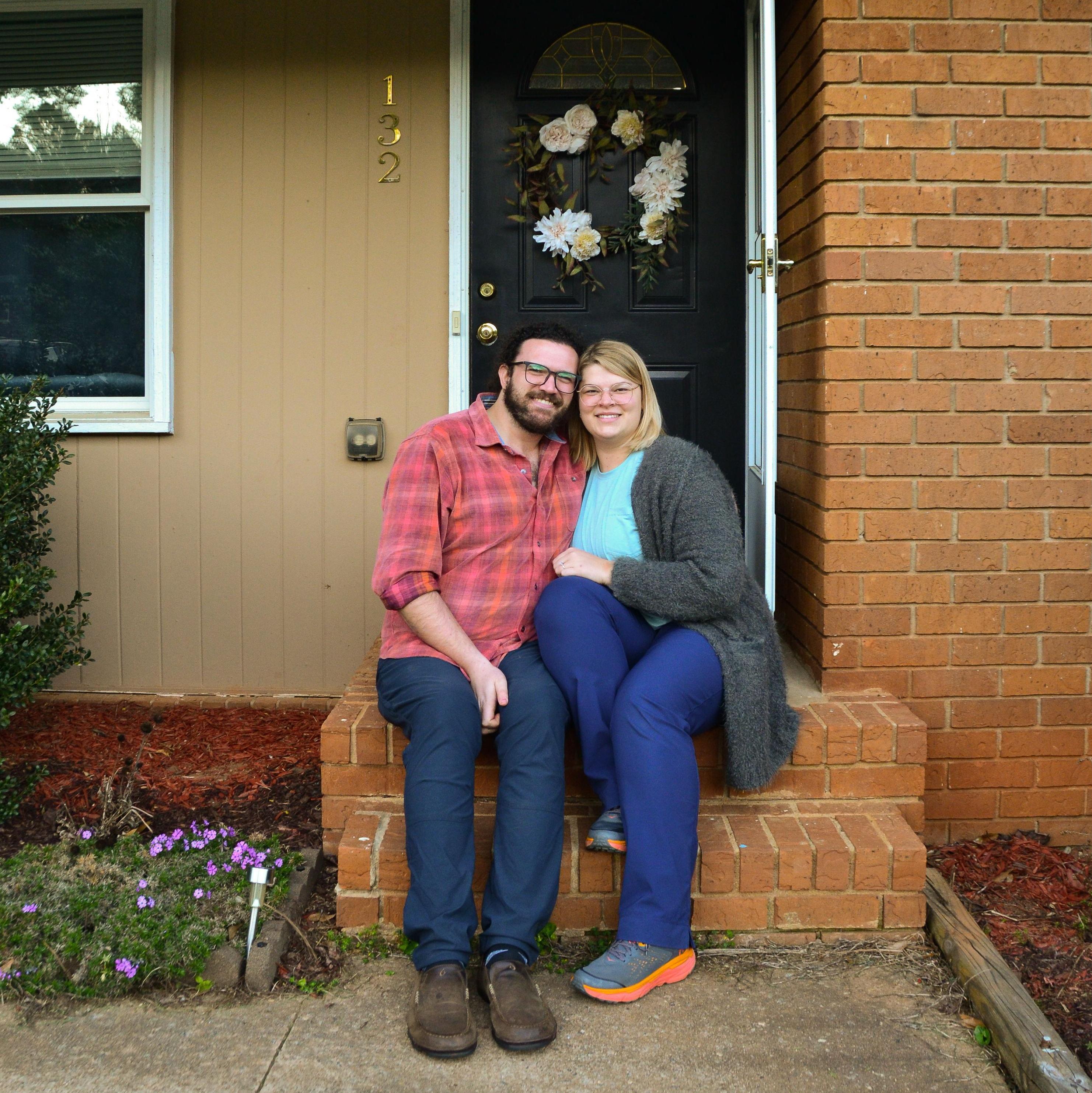 Our last day in our first home together in Athens, GA.
