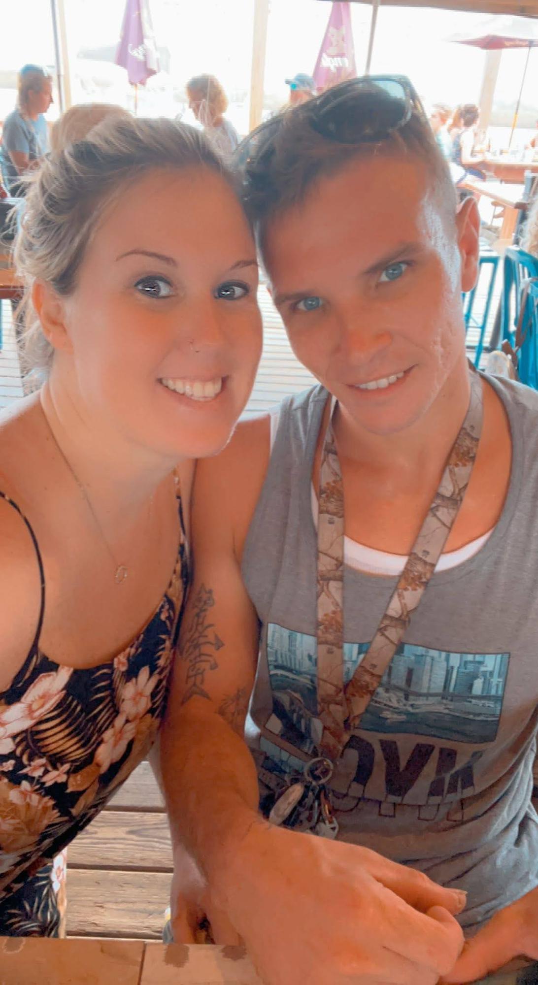 Our favorite days are spent at the beach, Alex Fishing, laying out, and lunch on the water.