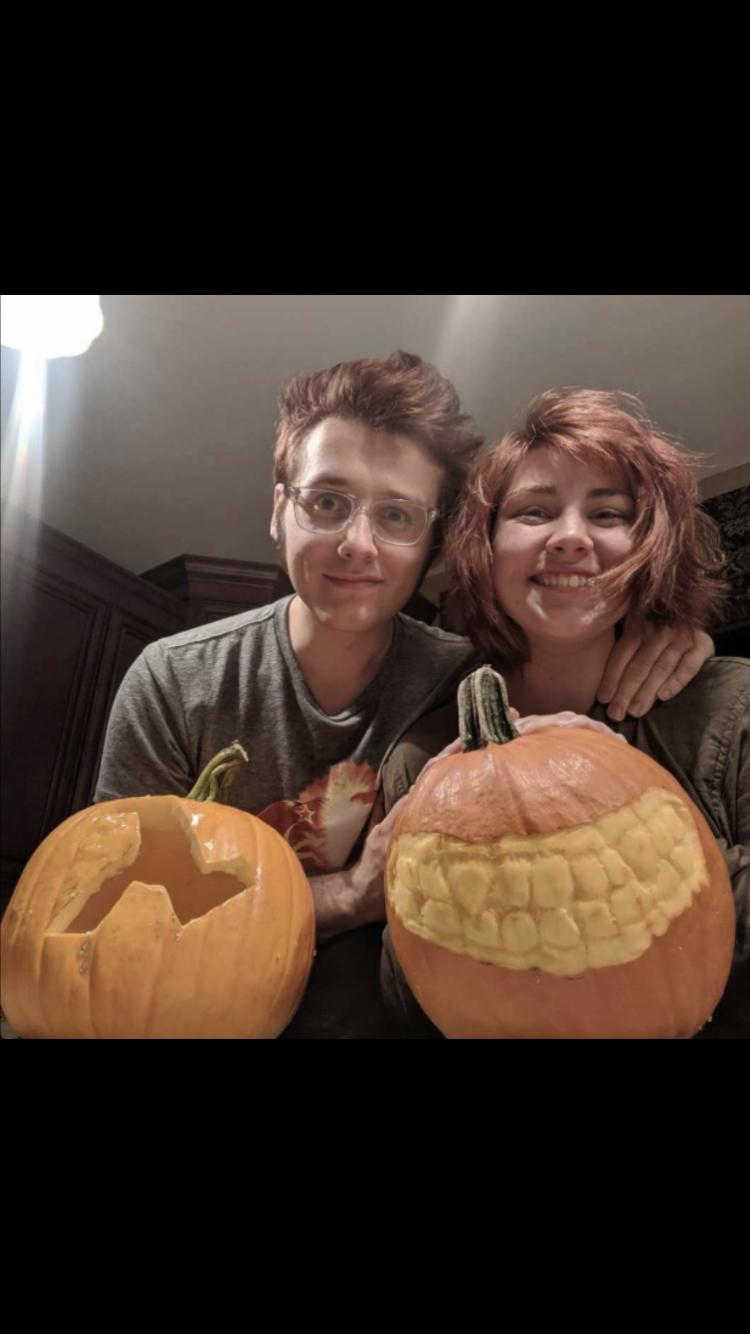 Our pumpkin carving date