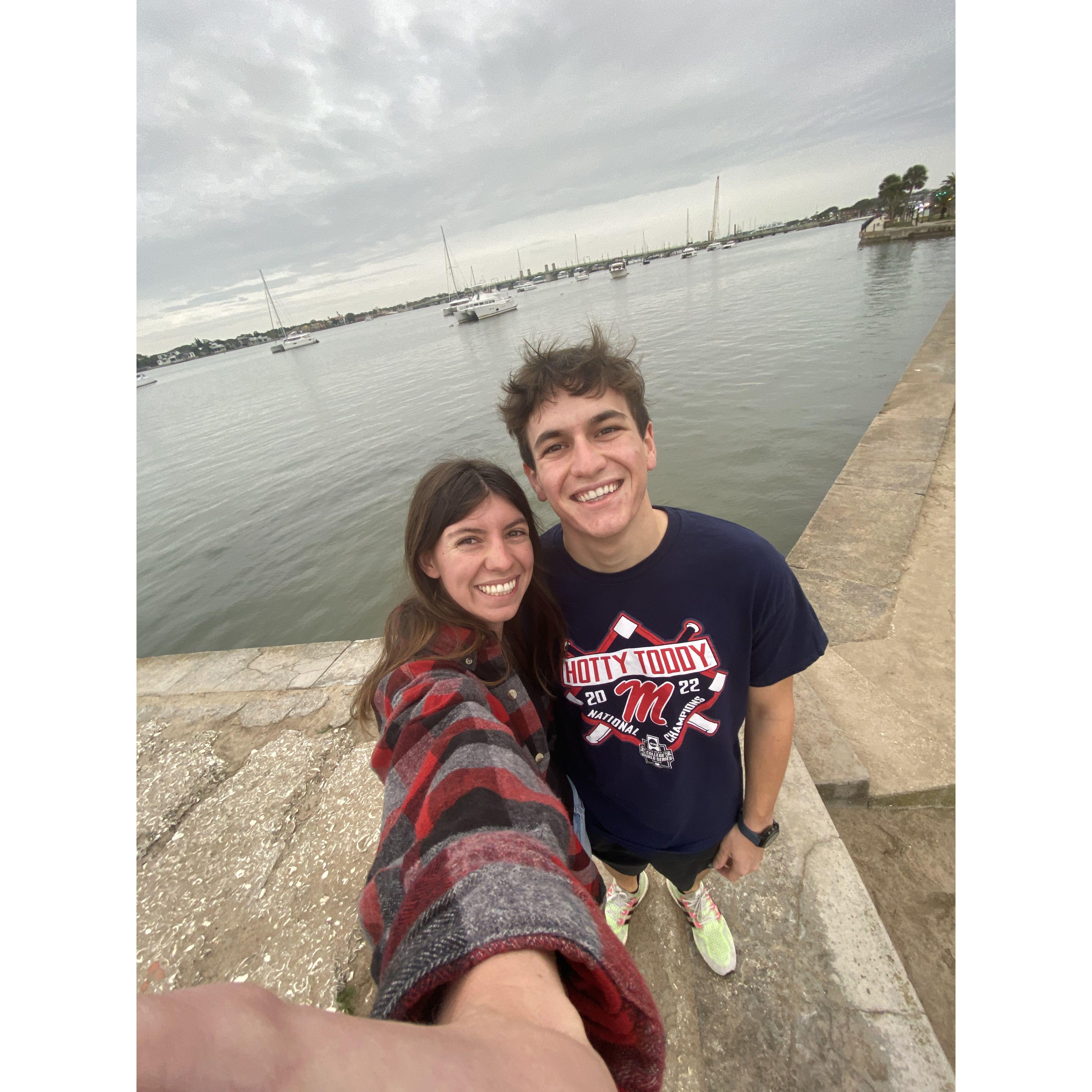 Nate joined the Cafaro family trip to St. Augustine!