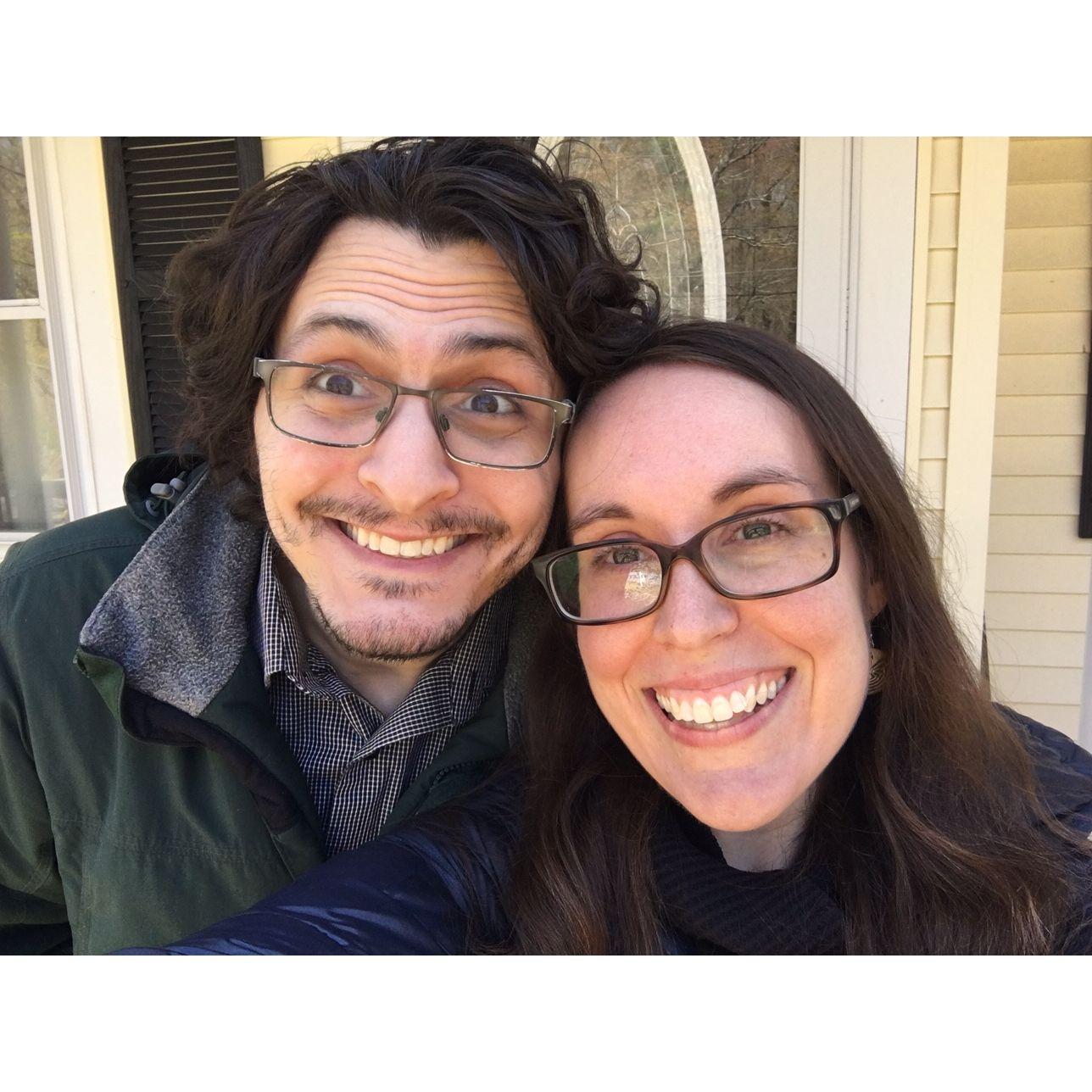 The day we officially bought our house! April 2023