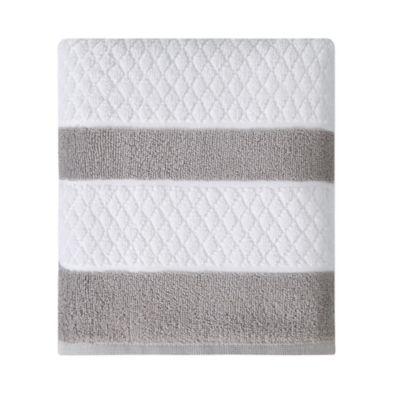 Wamsutta® Merill Bath Towel in Grey