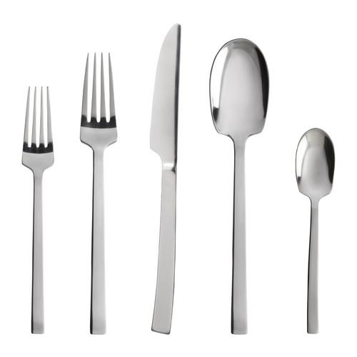 SMAKGLAD 20-piece flatware set, stainless steel