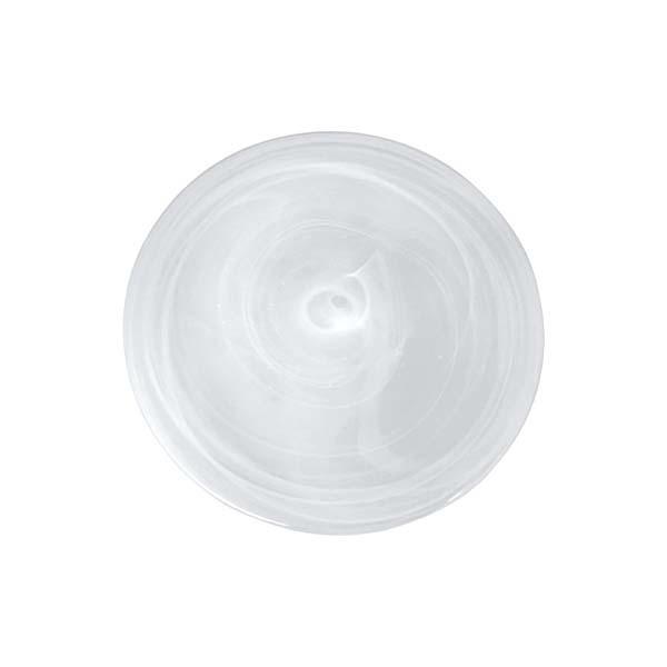 White Alabaster Dessert Plate