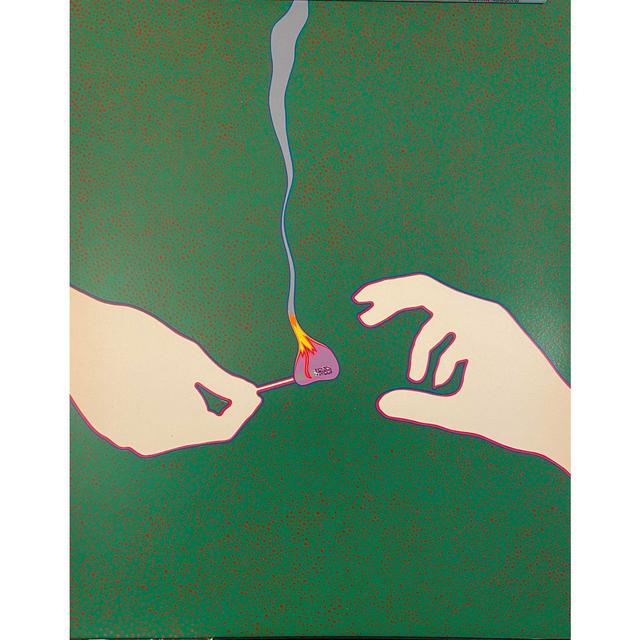 1968 "Match" Minimalist Silkscreen Poster After Lucas Samaras