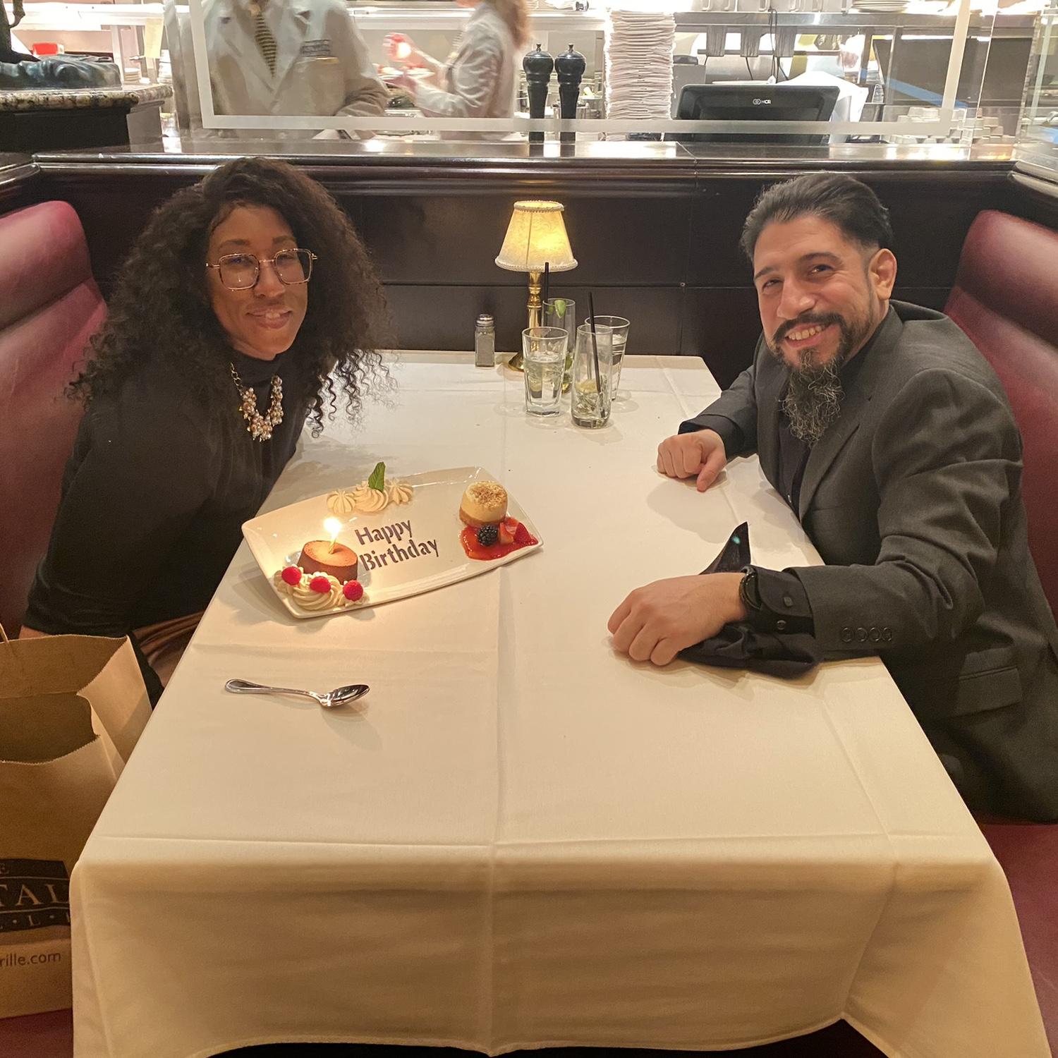 Birthday dinner at our 3rd date spot