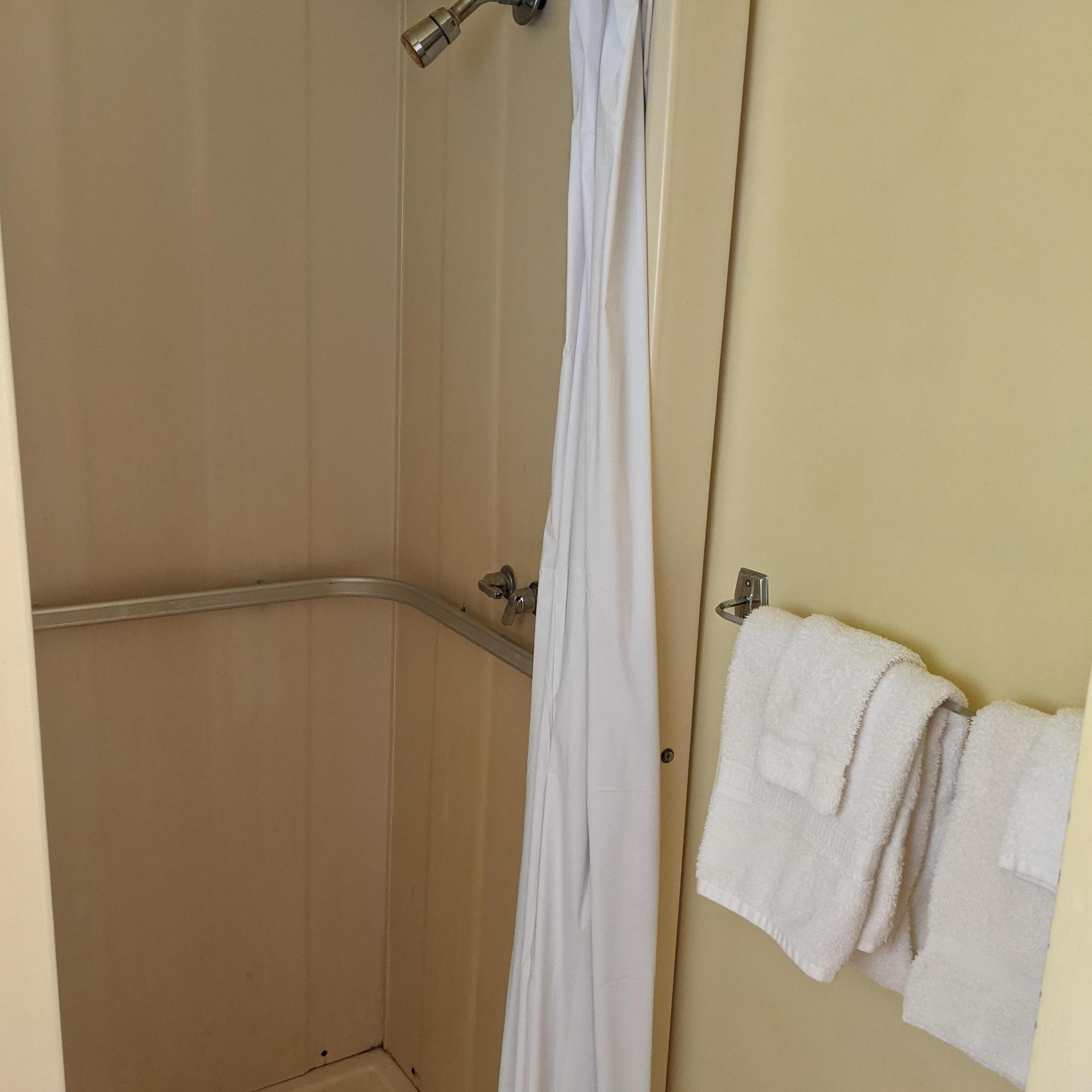 Cabin White (Medium sized cabin)
Shower