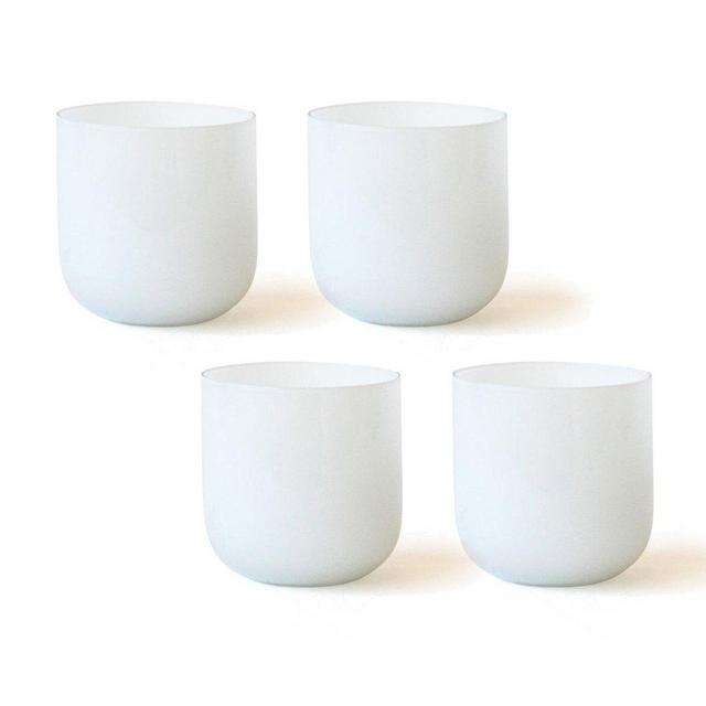 Jonathan Adler White Pop Rocks Glass Bundle