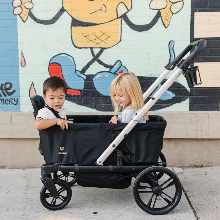 Unilove Trio Trolly Stroller Wagon Stroller Seat with Basket & Adapter