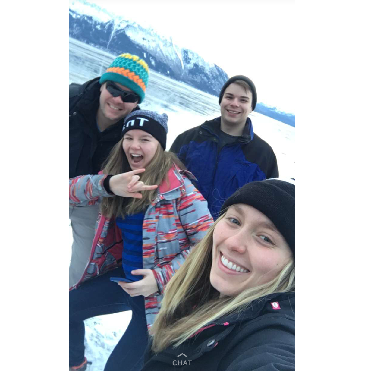 Us In Alaska with my siblings