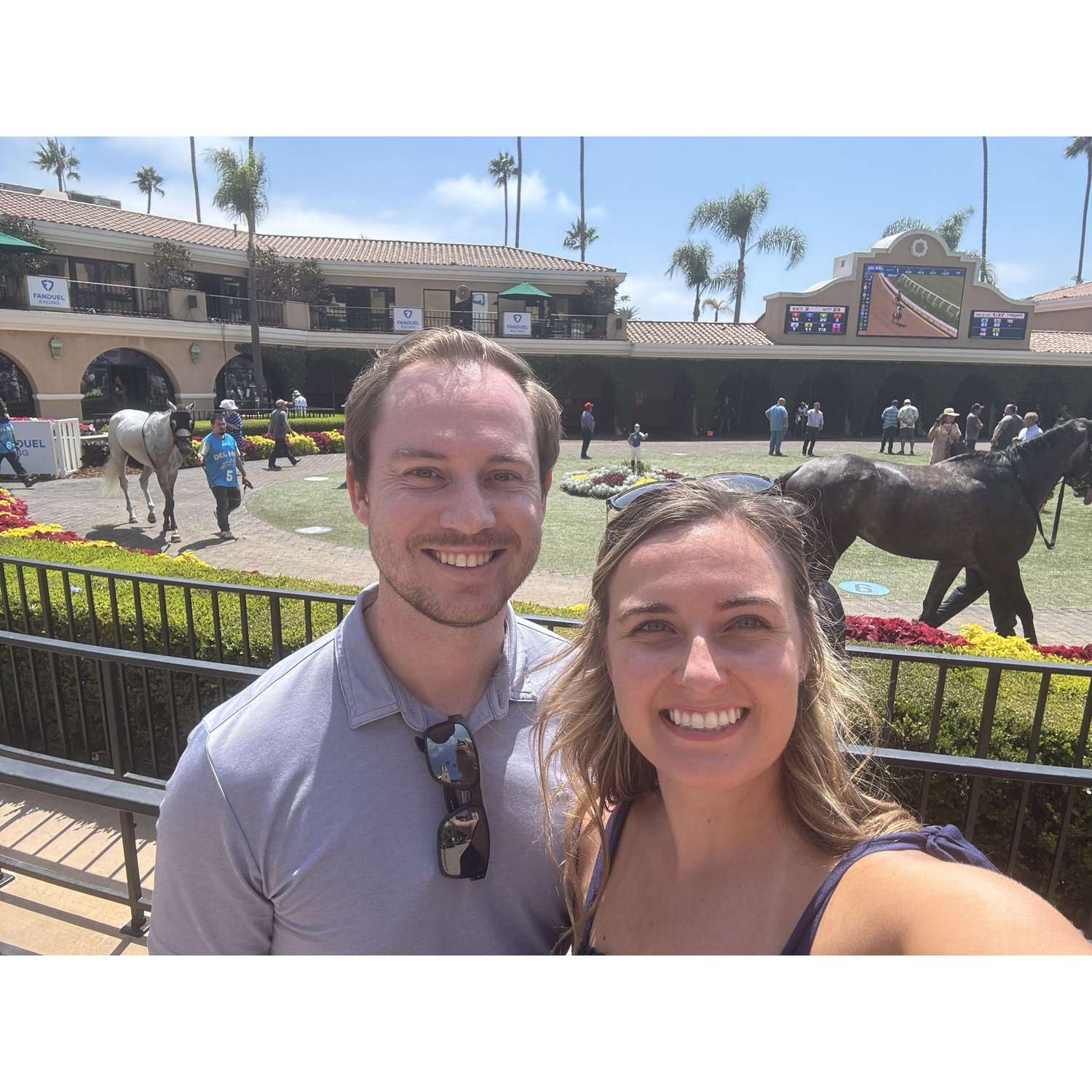 We've become big fans of going to the Horse Races!