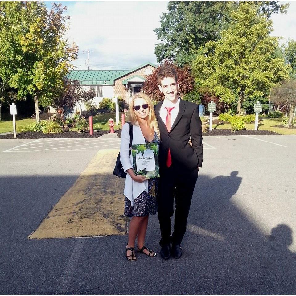 Signed our first lease and moved in together in Sep. 2014!